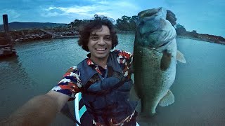 Pesque Lobina Gigante en el Lago de Chapala! | NUEVO RÉCORD!
