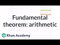 Understanding the Fundamental Theorem of Arithmetic