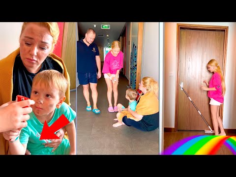 I cried. A social video about a bad dad and good children without a home