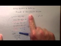 Solving Quadratic Equations and Factors