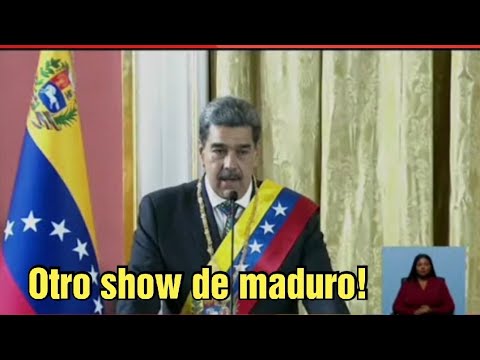 Esto dijo Nicolás maduro luego de su juramentacion ilegal en la asamblea nacional