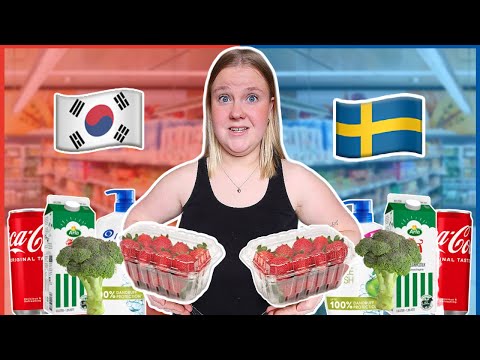Köper samma varor i Sydkorea och Sverige | Vilket land är billigast?