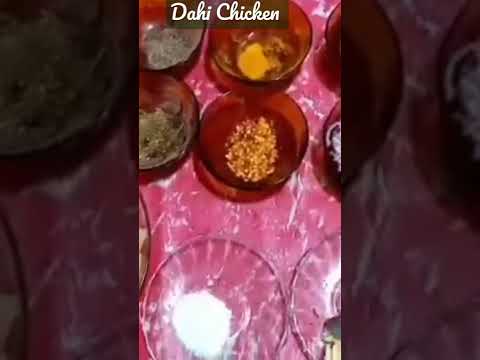 Dahi Chicken | Chicken Yogurt Recipe |#Short #YogurtChicken #ChickenYogurt.