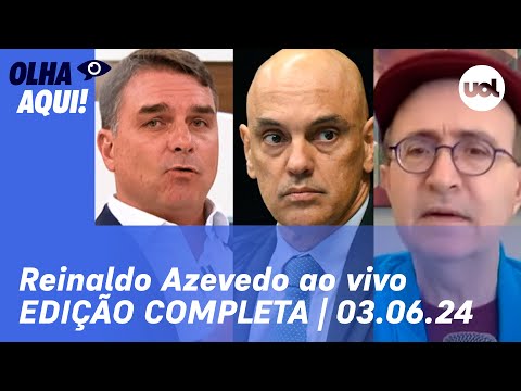 Reinaldo Azevedo ao vivo: Moraes impedido, Lula, BC e Campos Neto e+ | OLHA AQUI COMPLETO | 03/06/24