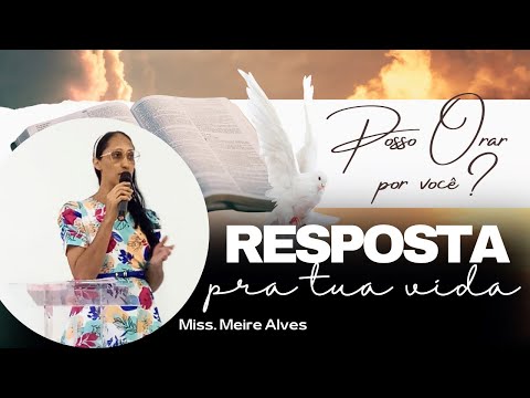 Missionária Meire Alves  está ao vivo! Deus altera o caminho pra te dar vitória