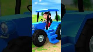 Stopping for a Friend: Mia’s Tractor Adventure with a Mouse