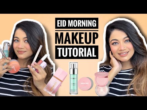 Eid Morning Makeup tutorial 2024 , Summer Eid Day Makeup Look - Full face of SheGlam Makeup - Linda