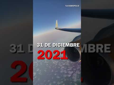 #Short AVIÓN DESPEGA EL 1 DE ENERO DEL 2022 Y ATERRIZA EL 31 DE DICIEMBRE DEL 2021