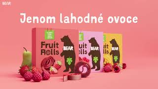 BEAR - ovocné rolované plátky 100% přírodní