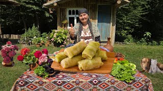 Бабушка приготовила голубцы с мясом и овощами — домашний рецепт🥬