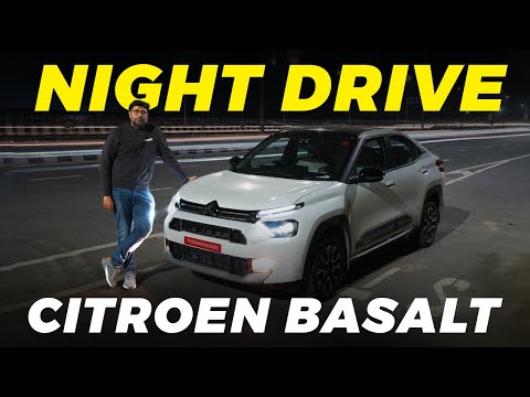 Citroën Basalt Night Drive Review | Headlamps & Parking Camera Effectiveness | Feb 2025