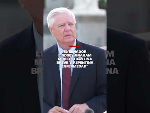 Trump rinde homenaje a su aliado Lindsey Graham tras su muerte por una enfermedad "repentina"