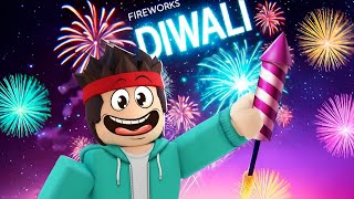 DIWALI SIMULATOR - The Most Powerful Explosion FIREWORKS In ROBLOX