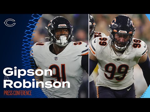 Robinson and Gipson on stepping up after Quinn trade | Chicago Bears video clip