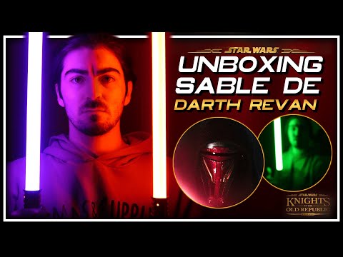 Unboxing LIGHTSABER ☄️ de DARTH REVAN (Knights of the Old Republic) - ArtSabers