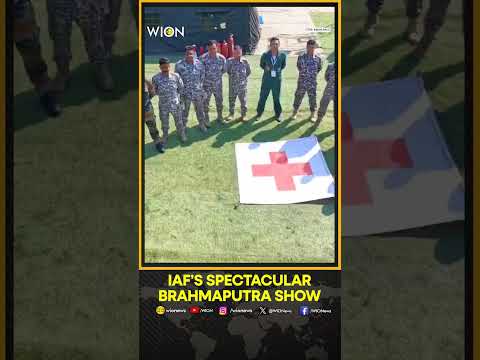 IAF Marks 93rd Anniversary With Breathtaking Air Show Over Brahmaputra| WION Shorts