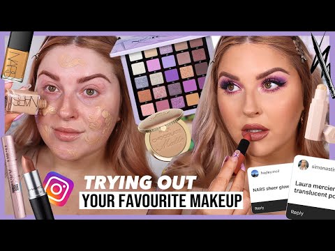 I tried YOUR makeup favorites! ? ccgrwm