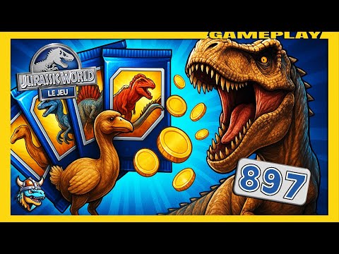 J'OUVRE 17 PACKS DE CARTES C'EST INCROYABLE !! Ou pas... ► JURASSIC WORLD: Le Jeu #897 - royleviking