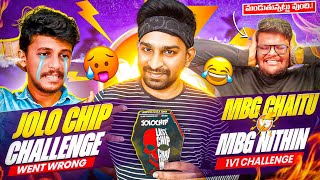Jolo Chip Challenge Went Wrong - MBG Nithin Vs MBG Chaitu - Free Fire Telugu -  MBG RAKESH