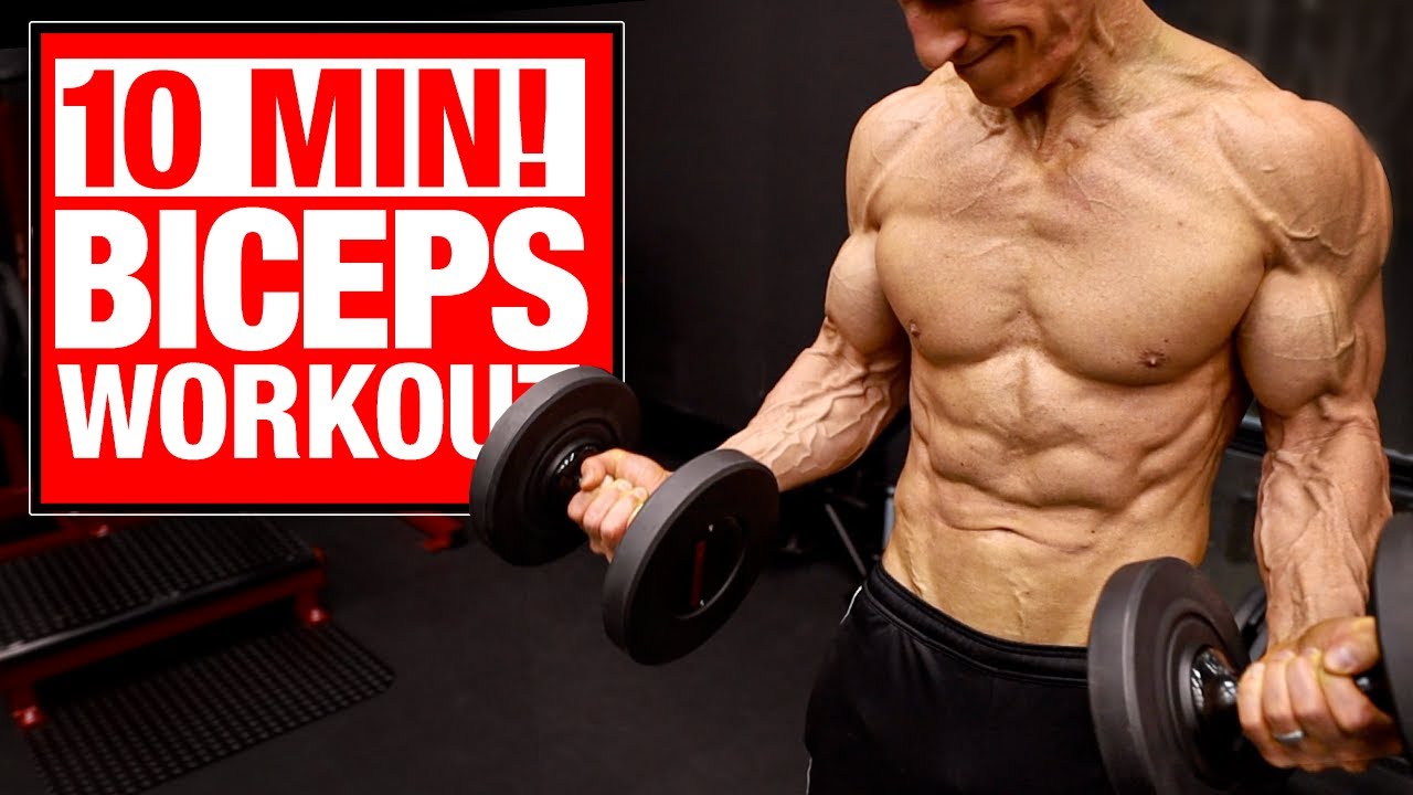 10 Min - Home Biceps Workout (SETS AND REPS INCLUDED)
