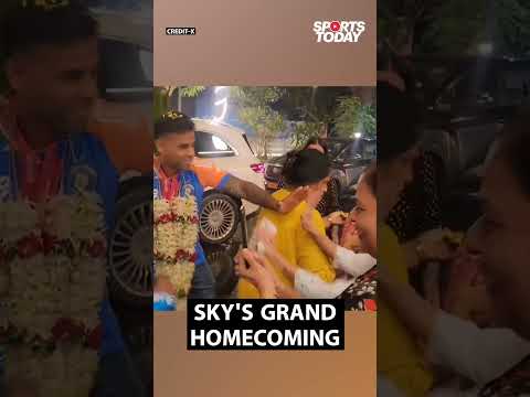 Suryakumar Yadav's gets a heroic welcome at home after T20 WC triumph | Sports Today