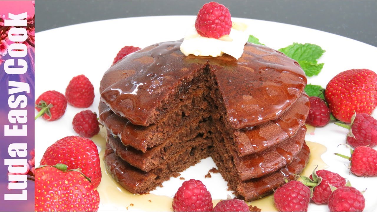 ЛУЧШИЕ ШОКОЛАДНЫЕ ПАНКЕЙКИ Очень пышные ОЛАДЬИ на молоке Chocolate Pancakes Recipe