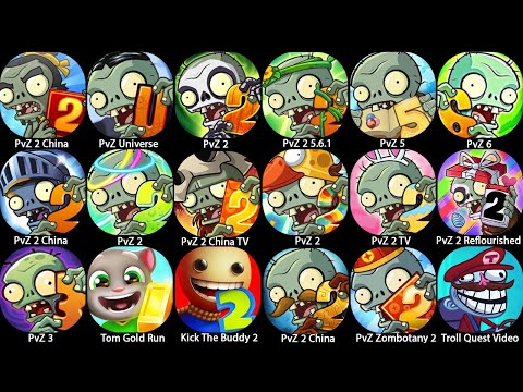 Plants vs Zombies 3 5 6 Hack,PvZ Zombotany 2,PvZ Universe,Tom Gold Run,Troll Quest Video Memes 2