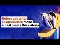 Understanding Scholarly Critiques and Open Letters