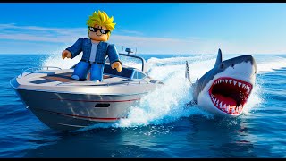 ATAKUJE MNIE REKIN w #sharkbite #Roblox