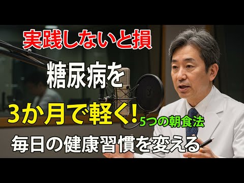 実践しないと損する!糖尿病をたった3か月で軽くする5つの朝食法