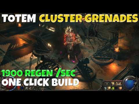PoE2 Mortar Totem Oracle Druid using Cluster Grenades | Budget Build Guide in Path of Exile 2