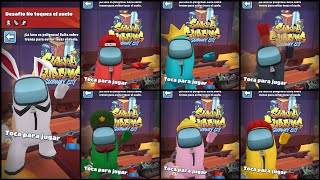 Subway Surfers con All AMONG US CHARACTER Floor is lava