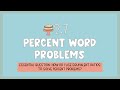 Solving Percent Word Problems with Equivalent Ratios