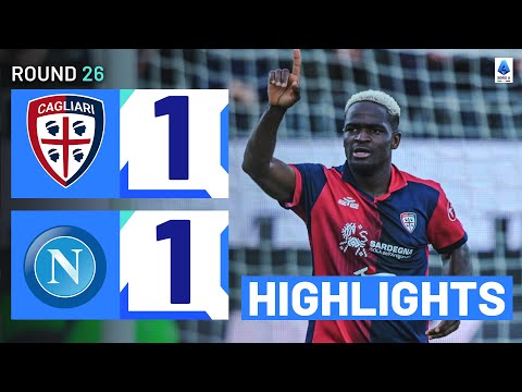 CAGLIARI-NAPOLI 1-1 | HIGHLIGHTS | Luvumbo scores late equaliser for Cagliari | Serie A 2023/24