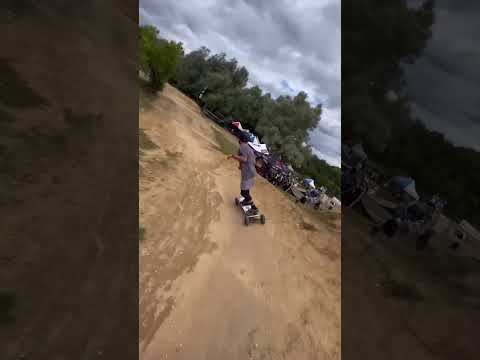 This is what a Mountainboard boardercross track looks like in France