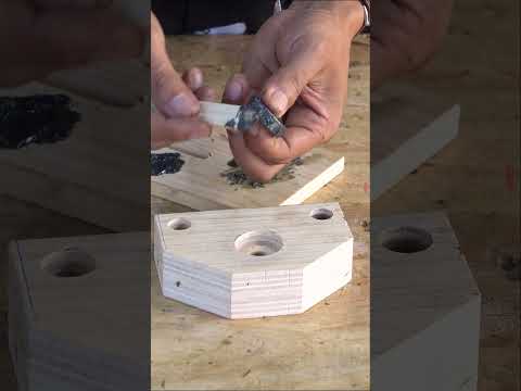 Handmade DIY Drill Standing (part 2)#woodworking #trending #amazing #shorts
