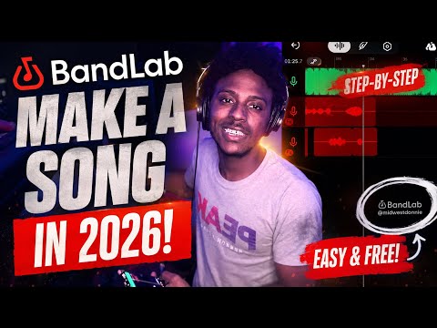 How To Make Your FIRST Song On BandLab (Beginner Tutorial)
