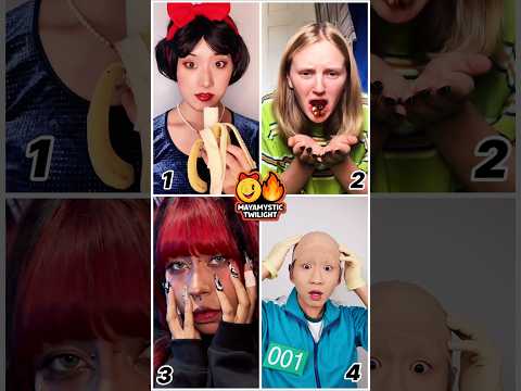 ( suki suki Dai suki ) Who'stheBest? 1,2,3 or 4?#shorts #tiktok #viral #trending #challenge