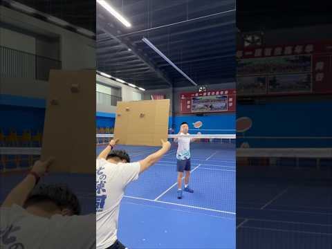 The power and finesse of badminton #badminton #badmintontraining #shuttlesmash