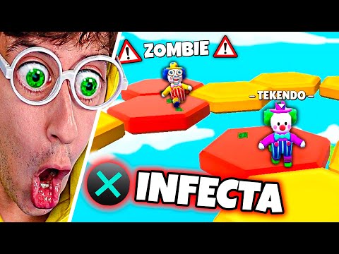 Payaso ZOMBIE me ATACA 🧟‍♂️🤡 para GANAR 20.000 Gemas 🤑!! (tengo miedo 😨) - Stumble Guys TEKENDO