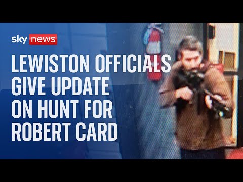 US police provide an update on missing gunman in Maine mass shooting
