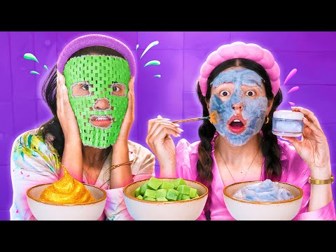 PROBAMOS LAS MASCARILLAS MÁS EXTRAÑAS Y VIRALES DEL MOMENTO | MUSAS