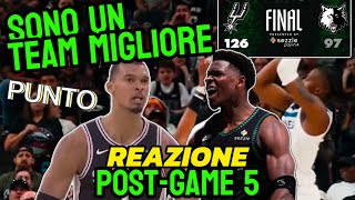 Timberwolves - Spurs reazione post GAME 5 | SONO UN TEAM MIGLIORE | Timberwolves italia