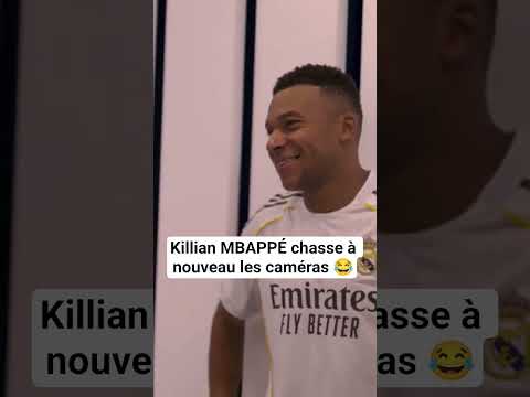 Killian MBAPPÉ et les caméras, c'est une belle histoire de haine 😂 #france #paris #mbappe