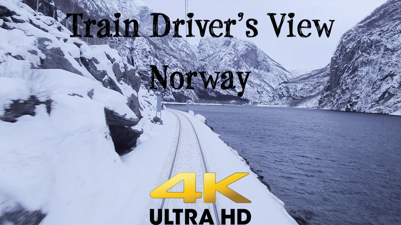 TRAIN DRIVER'S VIEW: Bergen - Myrdal on a windy Saturday in UltraHD - RailCowGirl