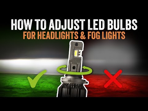 How to Adjust LED Headlight & Fog Light Bulbs | GTR Ultra 3 Beam Pattern Guide