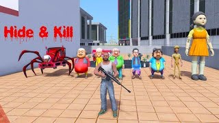 MOTU PATLU PLAY HIDE AND KILL WITH FRANKLIN INDIAN BIKE DRIVING 3D