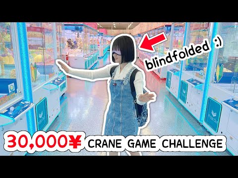 30,000 YEN CRANE GAME CHALLENGE!! in Japan