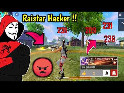 Raistar Hacker in my Team🤬😤I'd Banned Headshot Hacker !!
