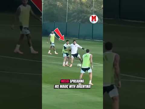 MESSI SPREADING HIS MAGIC WITH ARGENTINA!✨🇦🇷🇦🇴#LionelMessi #Argentina #InterMiami #Football